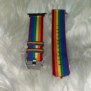 rainbow apple watch band